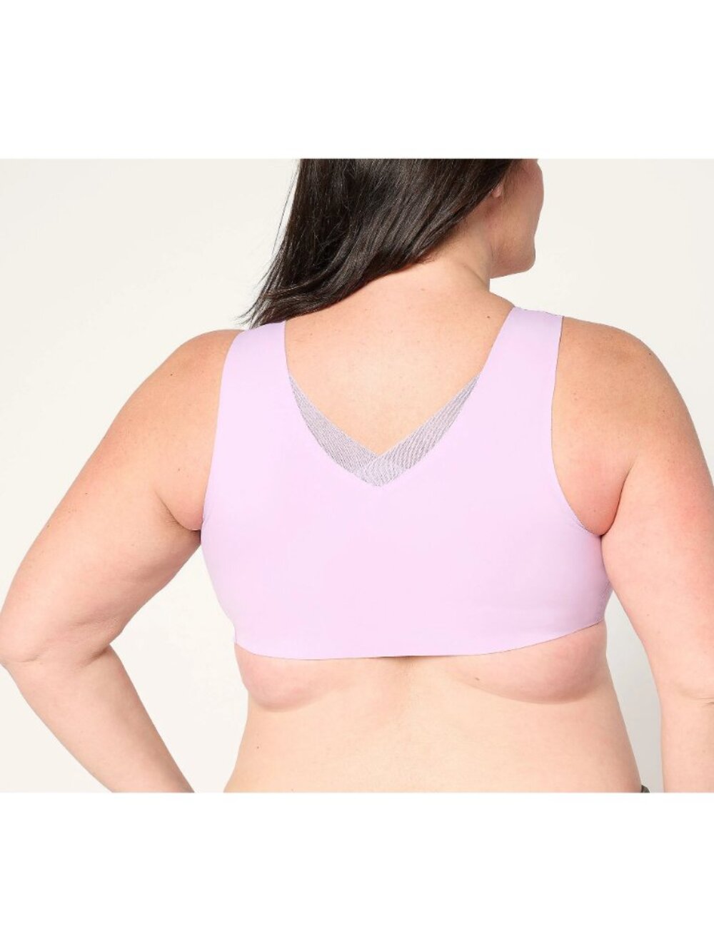 Evelyn & Bobbie Ultra Lift Defy Mesh Trimmed Bra Champagne Ginkgo L A679089 LN - Picture 4 of 4